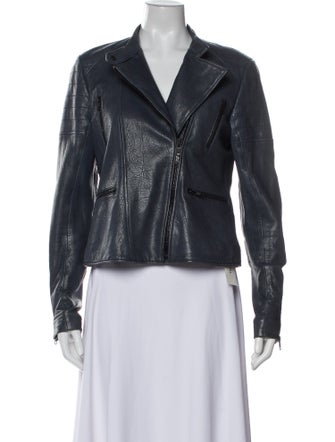 Theory Lamb Leather Biker Jacket