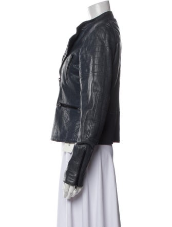 Theory Lamb Leather Biker Jacket