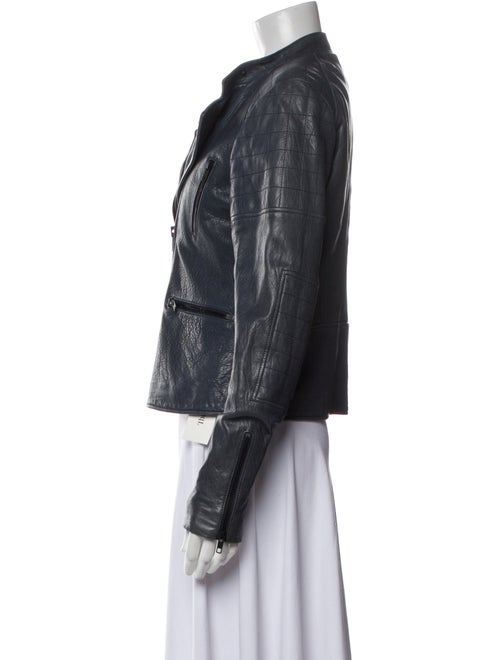 Theory Lamb Leather Biker Jacket