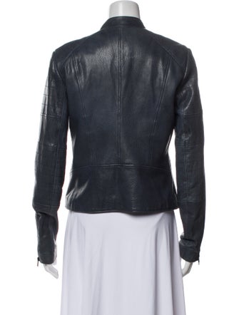 Theory Lamb Leather Biker Jacket