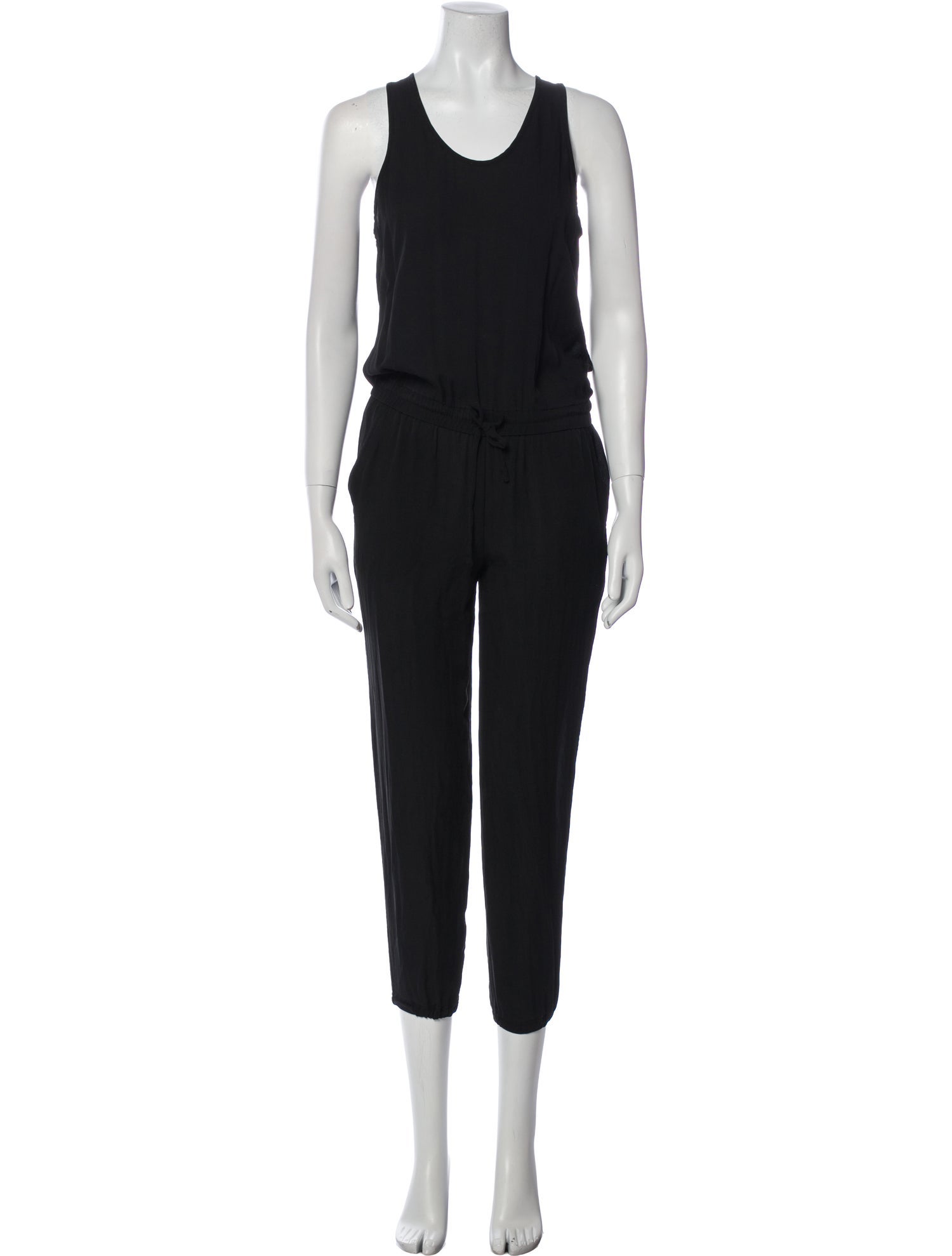 Theory Silk Scoop Neck Jumpsuit