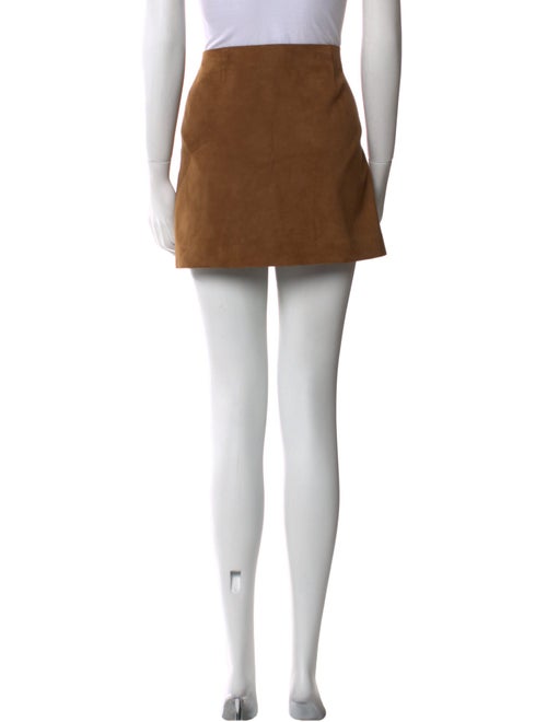 Theory Suede Mini Skirt