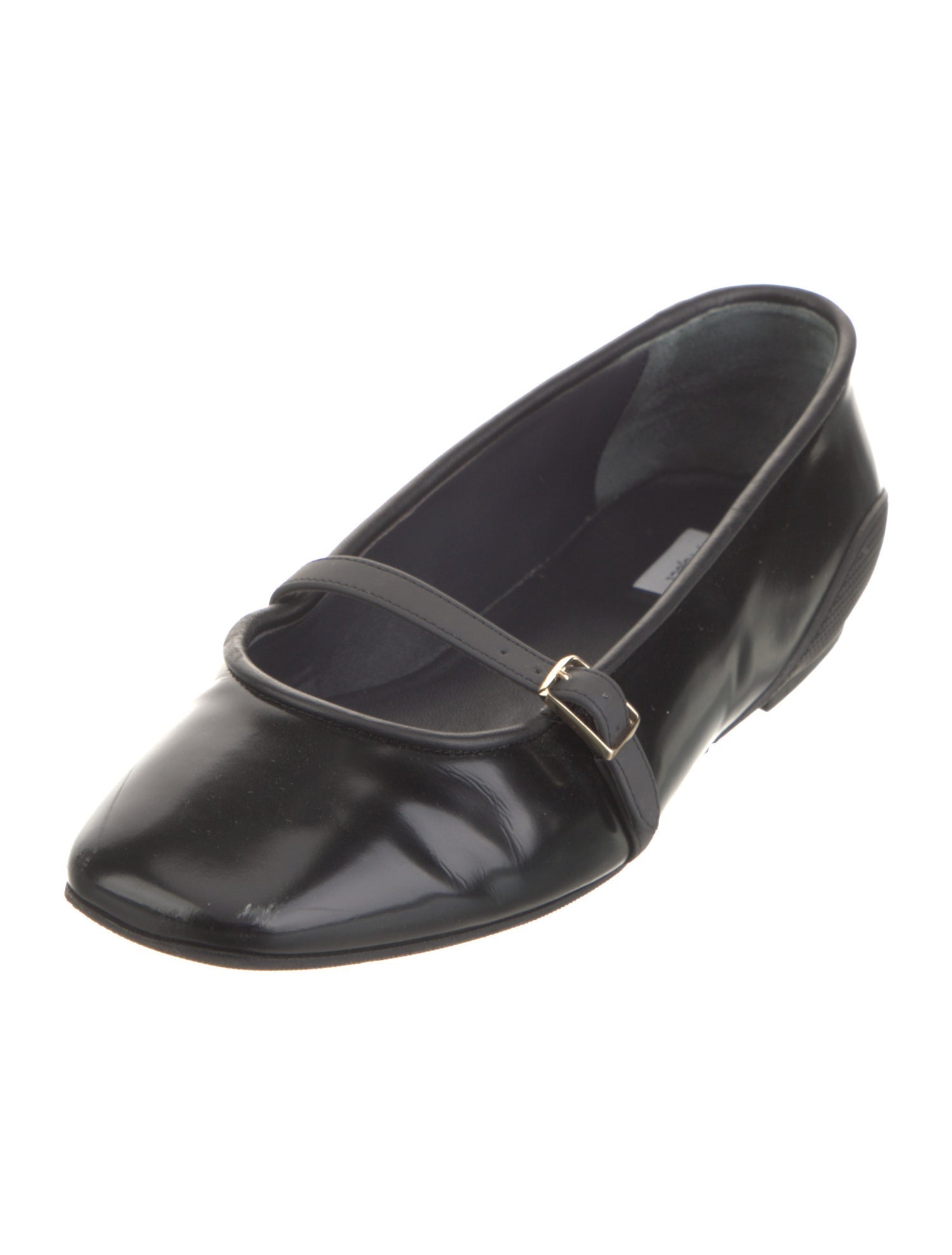 Theory Patent Leather Mary Jane Flats