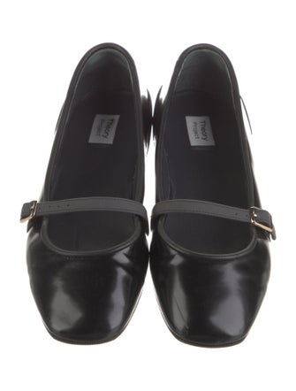 Theory Patent Leather Mary Jane Flats