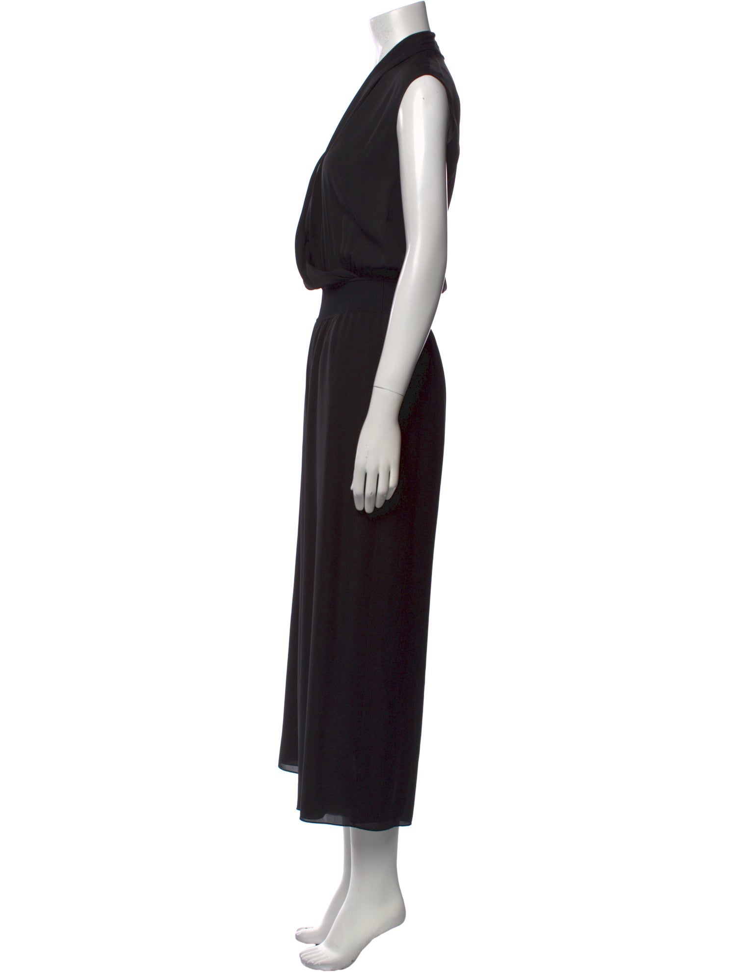 Theory Silk V-Neck Jumpsuit