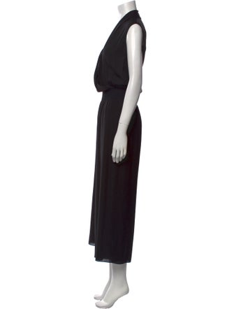 Theory Silk V-Neck Jumpsuit