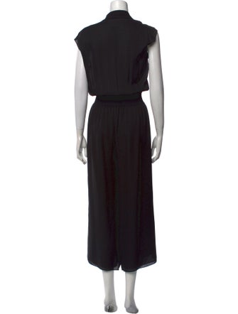 Theory Silk V-Neck Jumpsuit