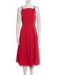Theory Square Neckline Midi Length Dress