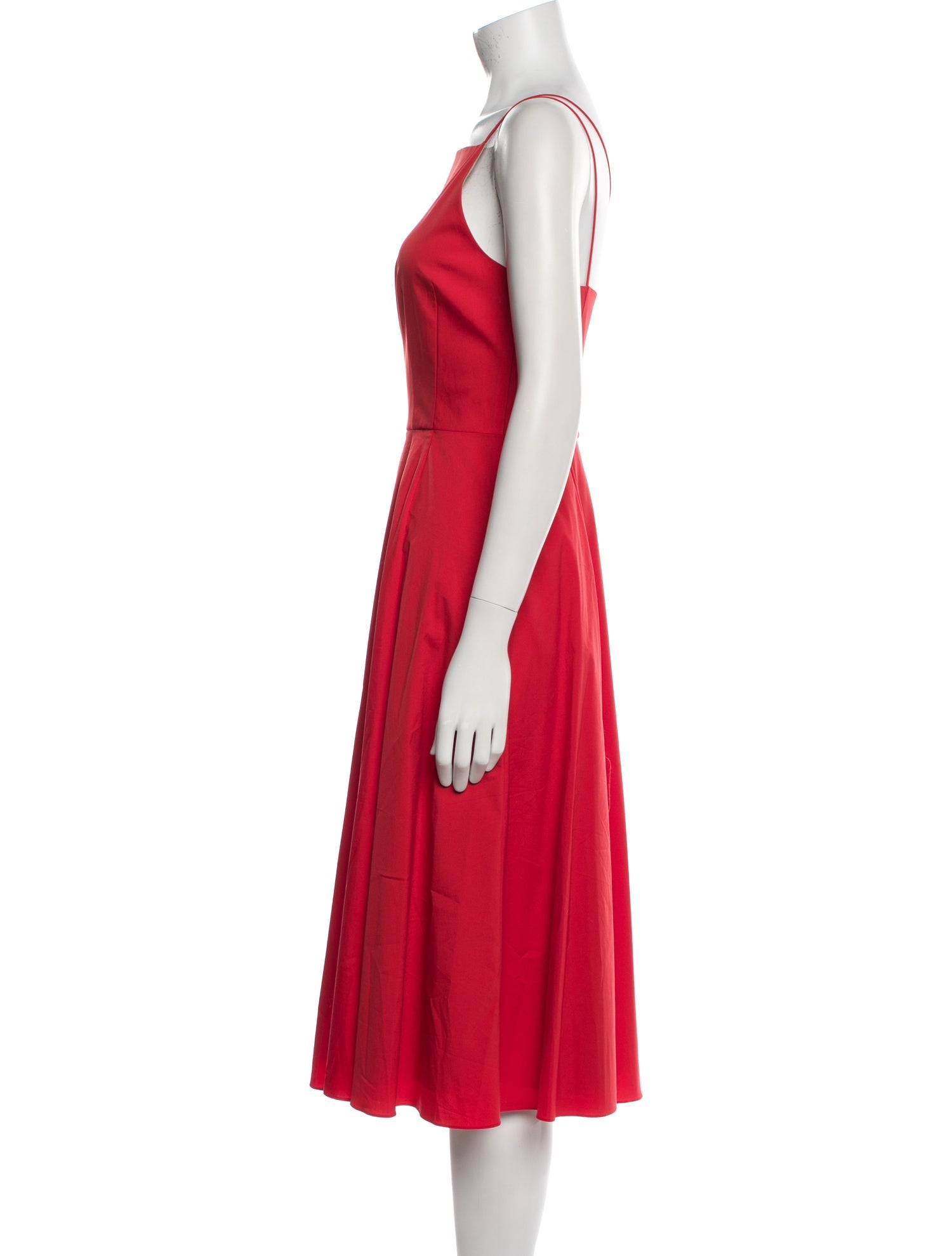 Theory Square Neckline Midi Length Dress