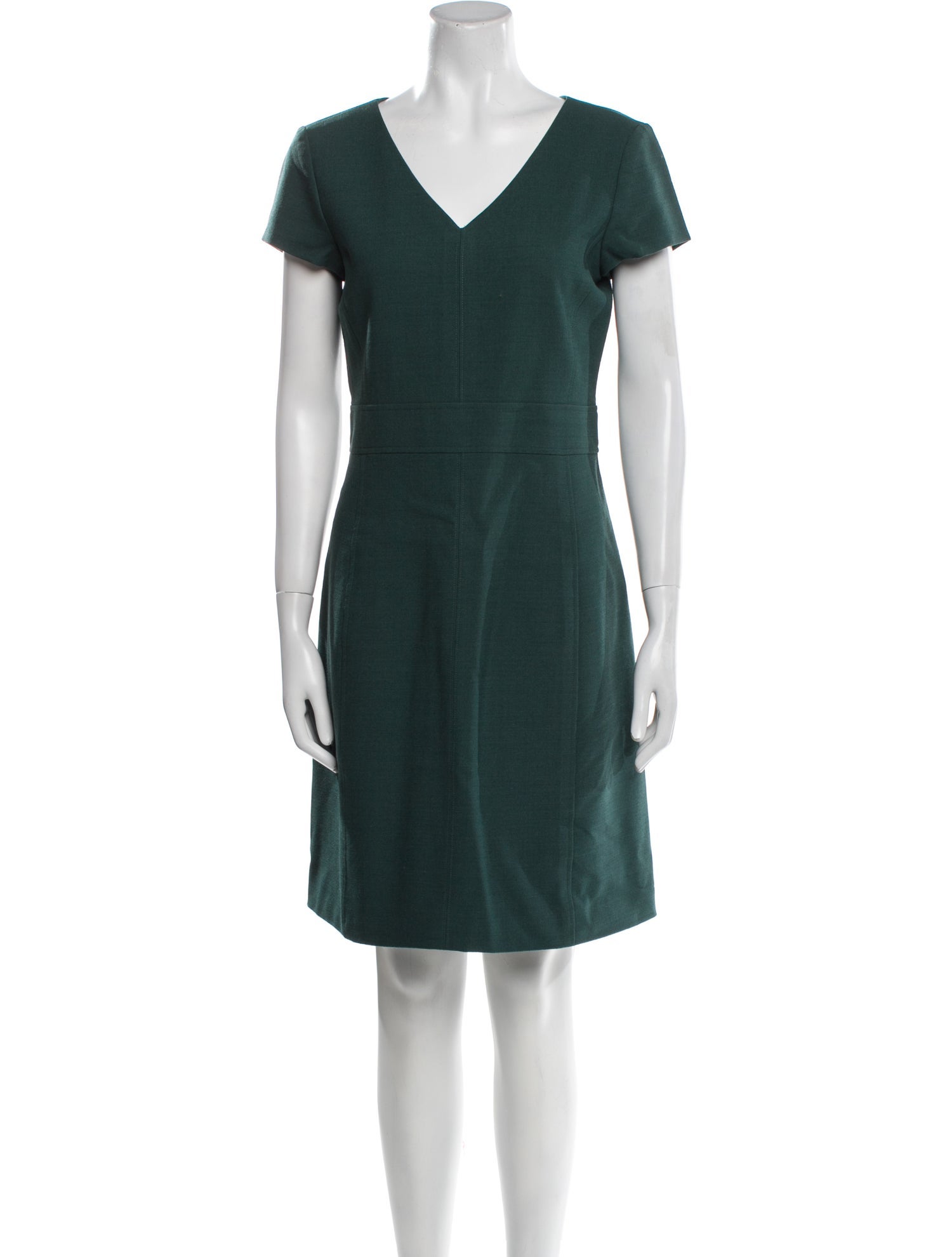 Theory V-Neck Mini Dress