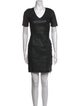 Theory Lamb Leather Mini Dress