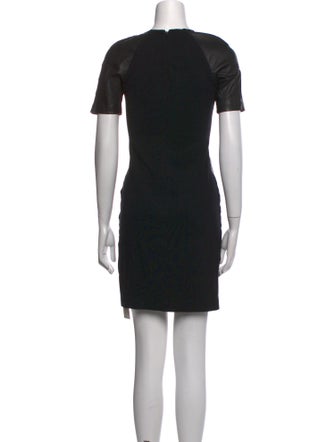 Theory Lamb Leather Mini Dress