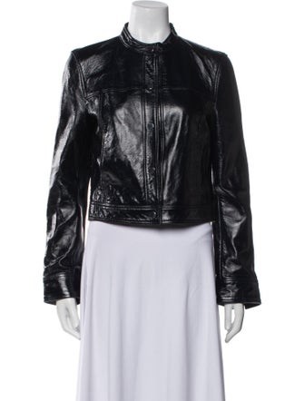 Theory Leather Biker Jacket