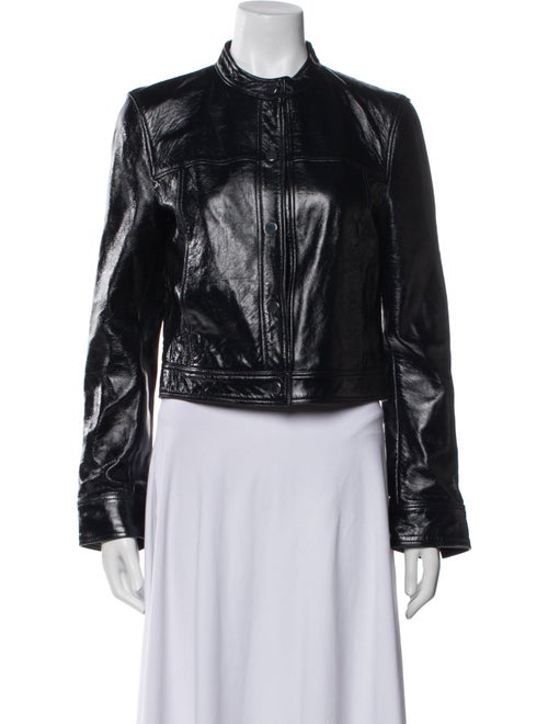 Theory Leather Biker Jacket