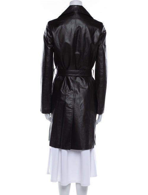 Theory Leather Trench Coat