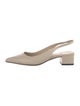 Theory Leather Slingback Flats