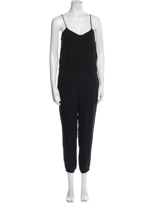 Theory Silk Scoop Neck Jumpsuit