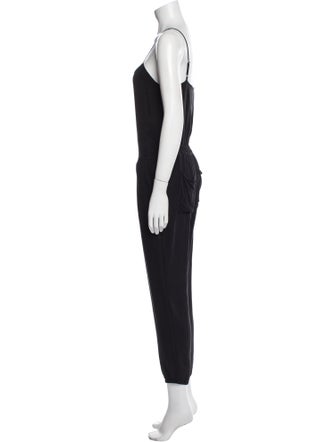 Theory Silk Scoop Neck Jumpsuit