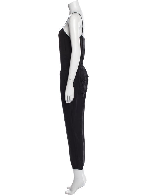 Theory Silk Scoop Neck Jumpsuit