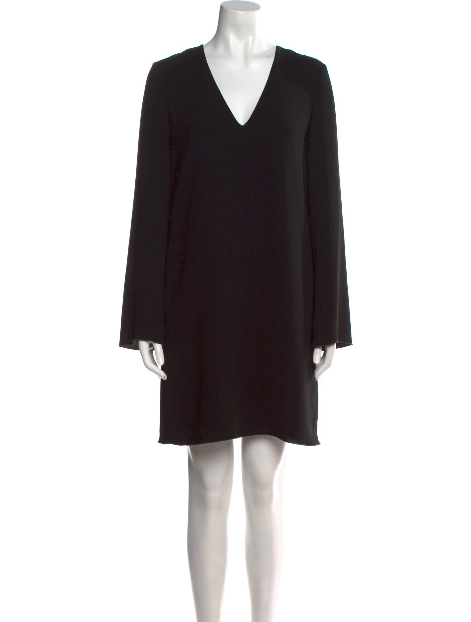 Theory V-Neck Mini Dress