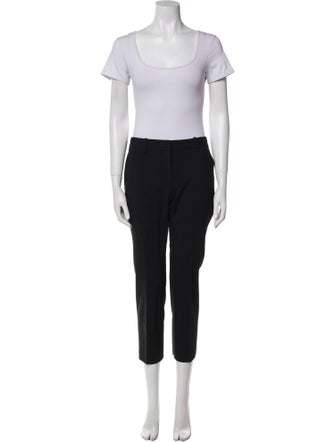 Theory Virgin Wool Pleated Accents Pant Set