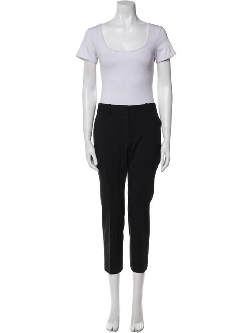 Theory Virgin Wool Pleated Accents Pant Set