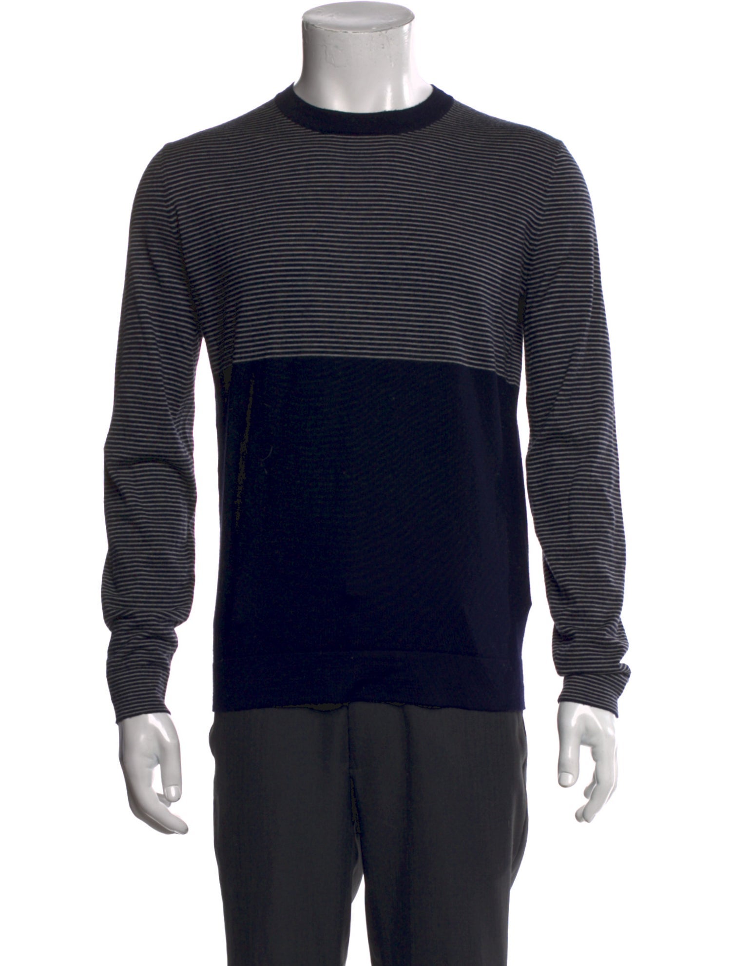 Theory Wool Striped Pullover