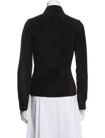 Theory Leather Denim Jacket