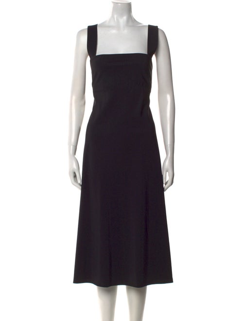 Theory Square Neckline Long Dress