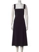 Theory Square Neckline Long Dress