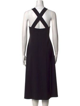 Theory Square Neckline Long Dress