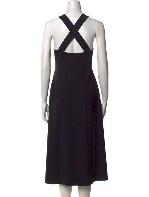Theory Square Neckline Long Dress
