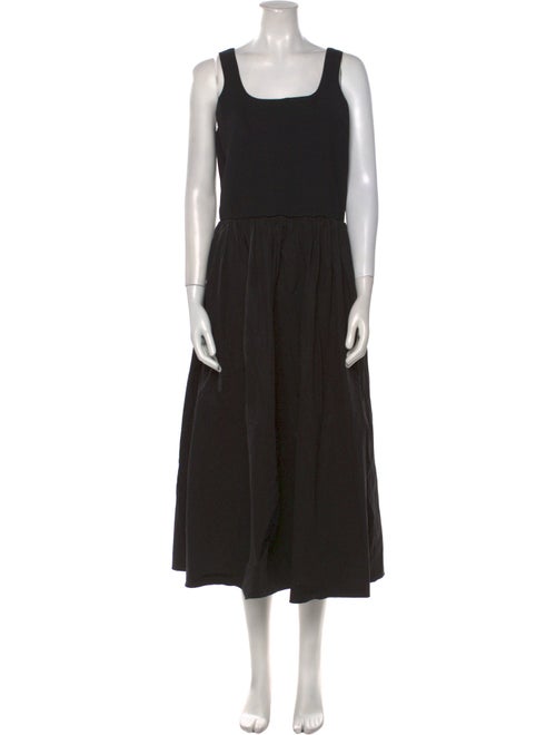 Theory Square Neckline Long Dress