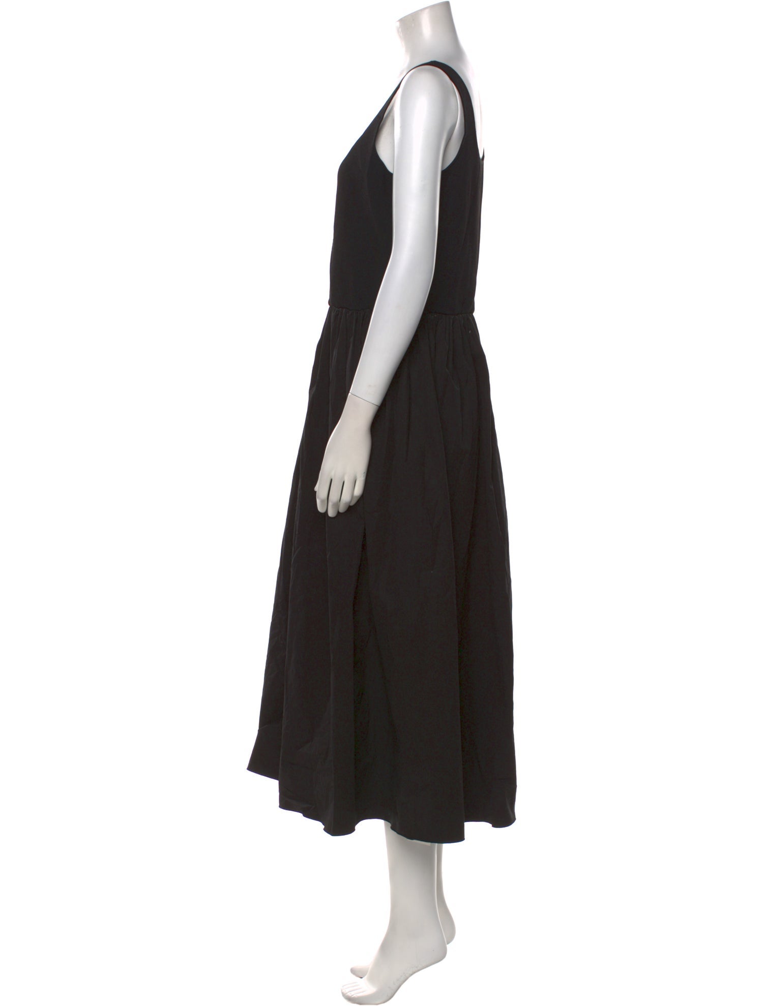 Theory Square Neckline Long Dress