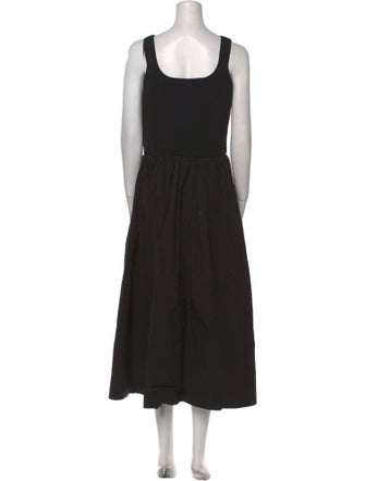 Theory Square Neckline Long Dress