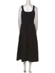 Theory Square Neckline Long Dress