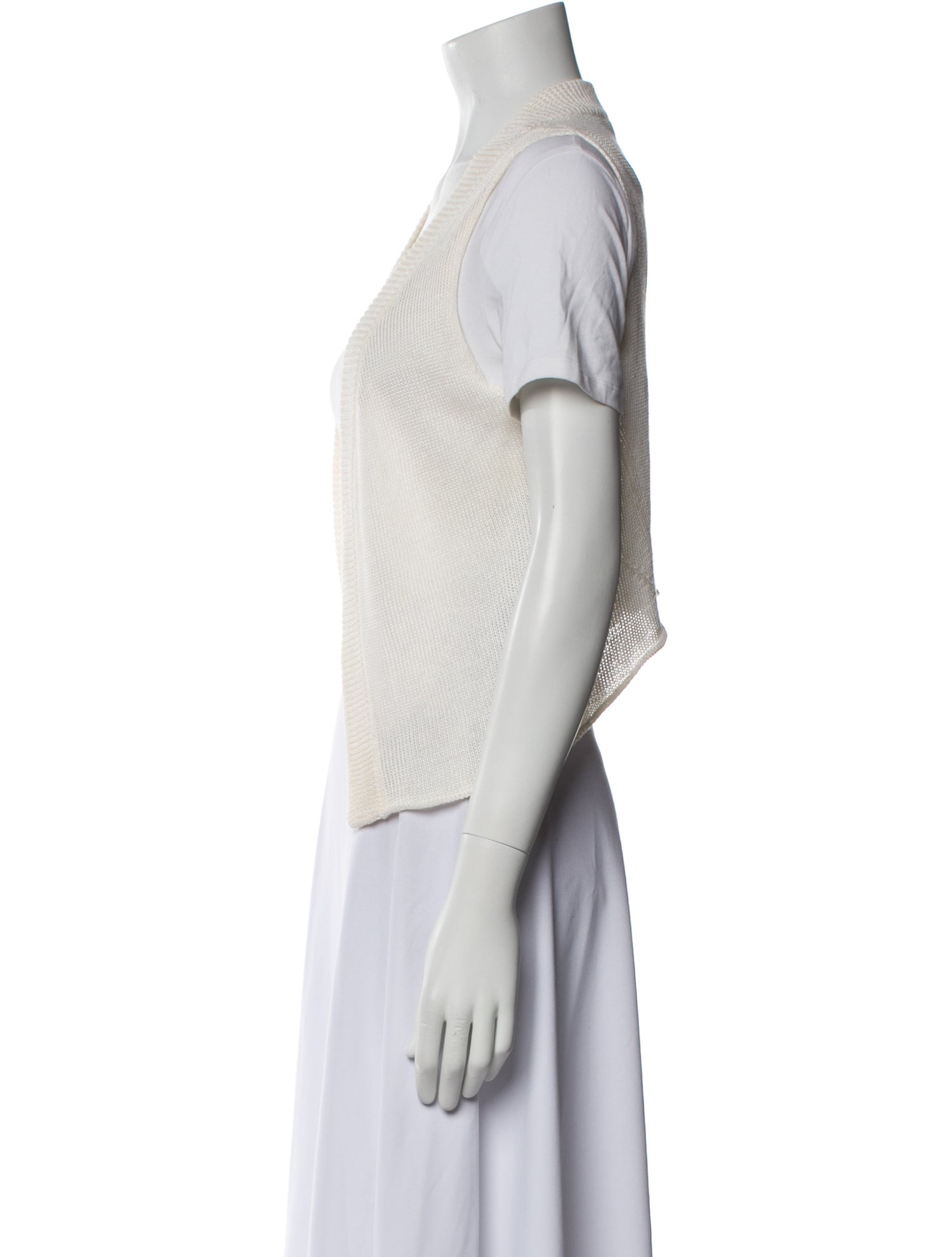 Theory Linen Open Front Sweater