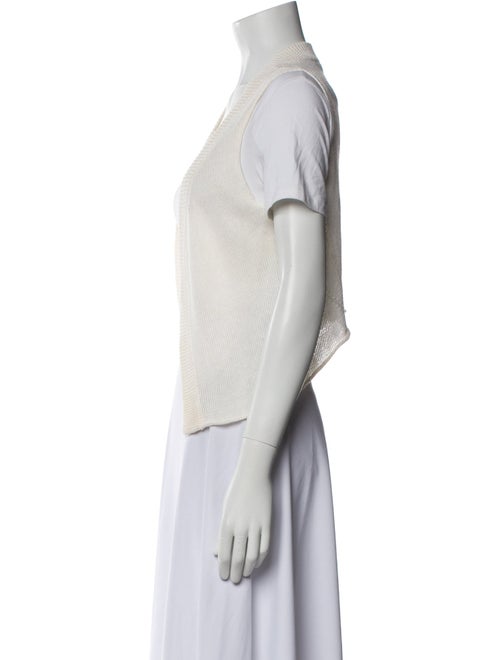 Theory Linen Open Front Sweater