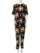 Theory Silk Printed Pant Set
