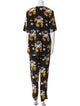 Theory Silk Printed Pant Set