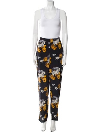 Theory Silk Printed Pant Set