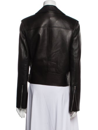 Theory Leather Biker Jacket