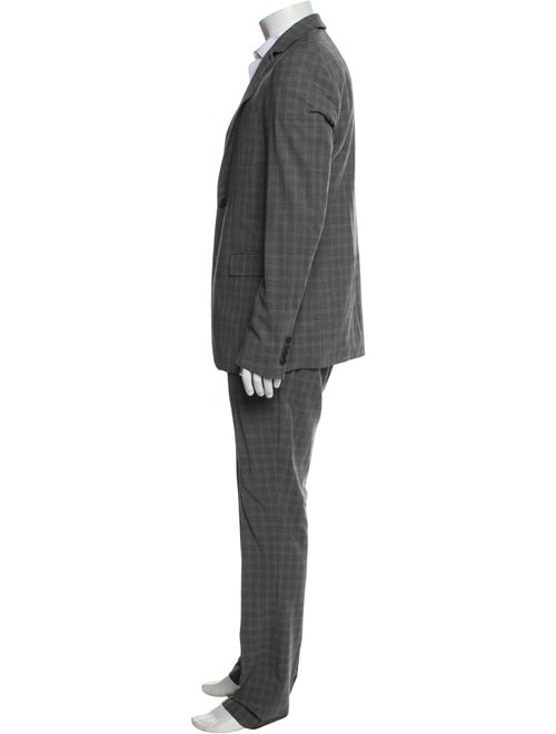 Theory Wool Plaid Print Two-Piece Blazer