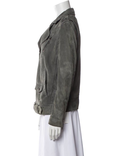 Theory Suede Biker Jacket