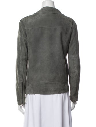 Theory Suede Biker Jacket