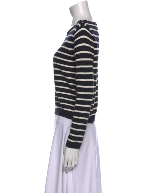 Theory Striped Bateau Neckline Sweater