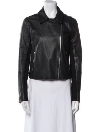 Theory Leather Biker Jacket