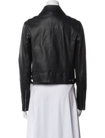 Theory Leather Biker Jacket