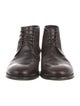 Theory Leather Lace-Up Boots