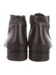 Theory Leather Lace-Up Boots
